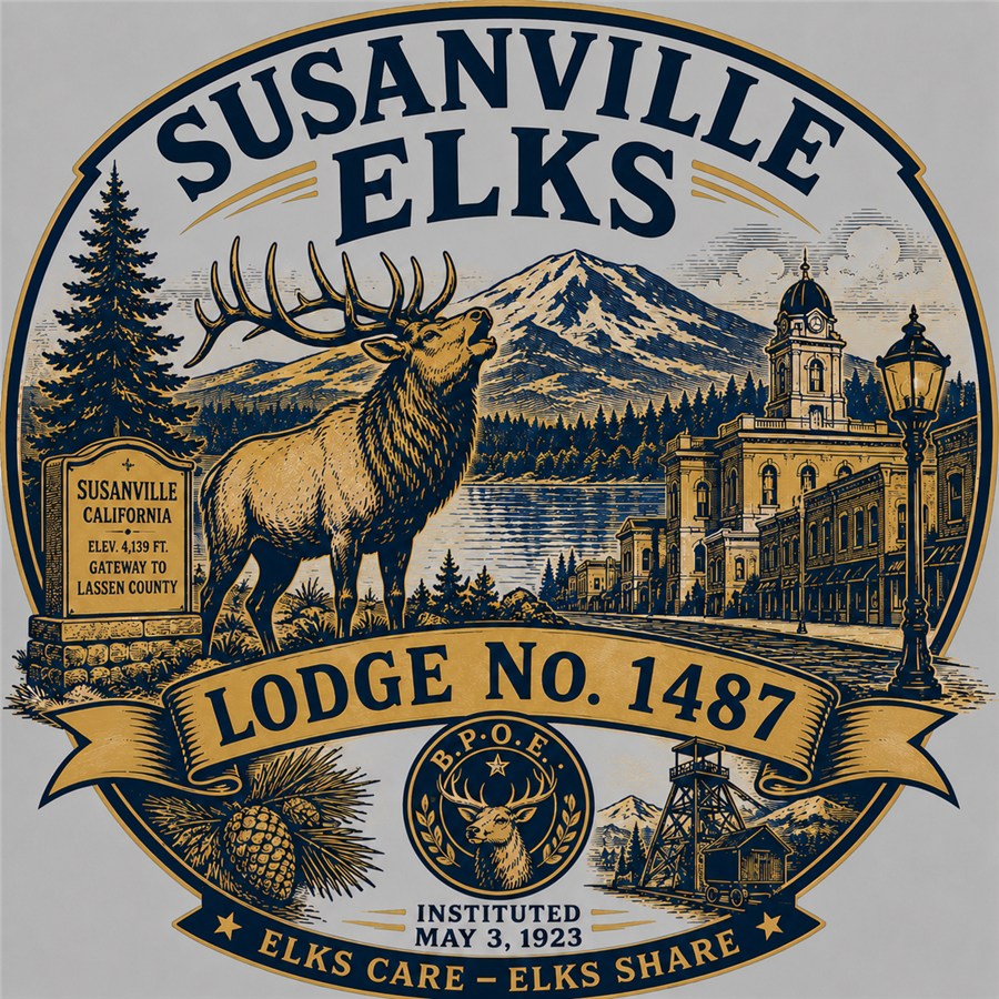 Susanville Elks Lodge No. 1487 logo