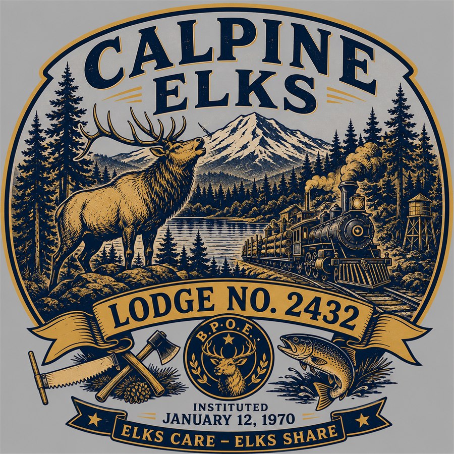 Calpine Elks Lodge No. 2432 logo